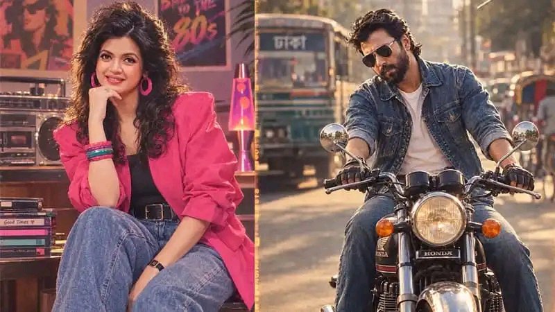 সোশ্যাল মিডিয়ায় নতুন ট্রেন্ড আশির দশকের ছবি